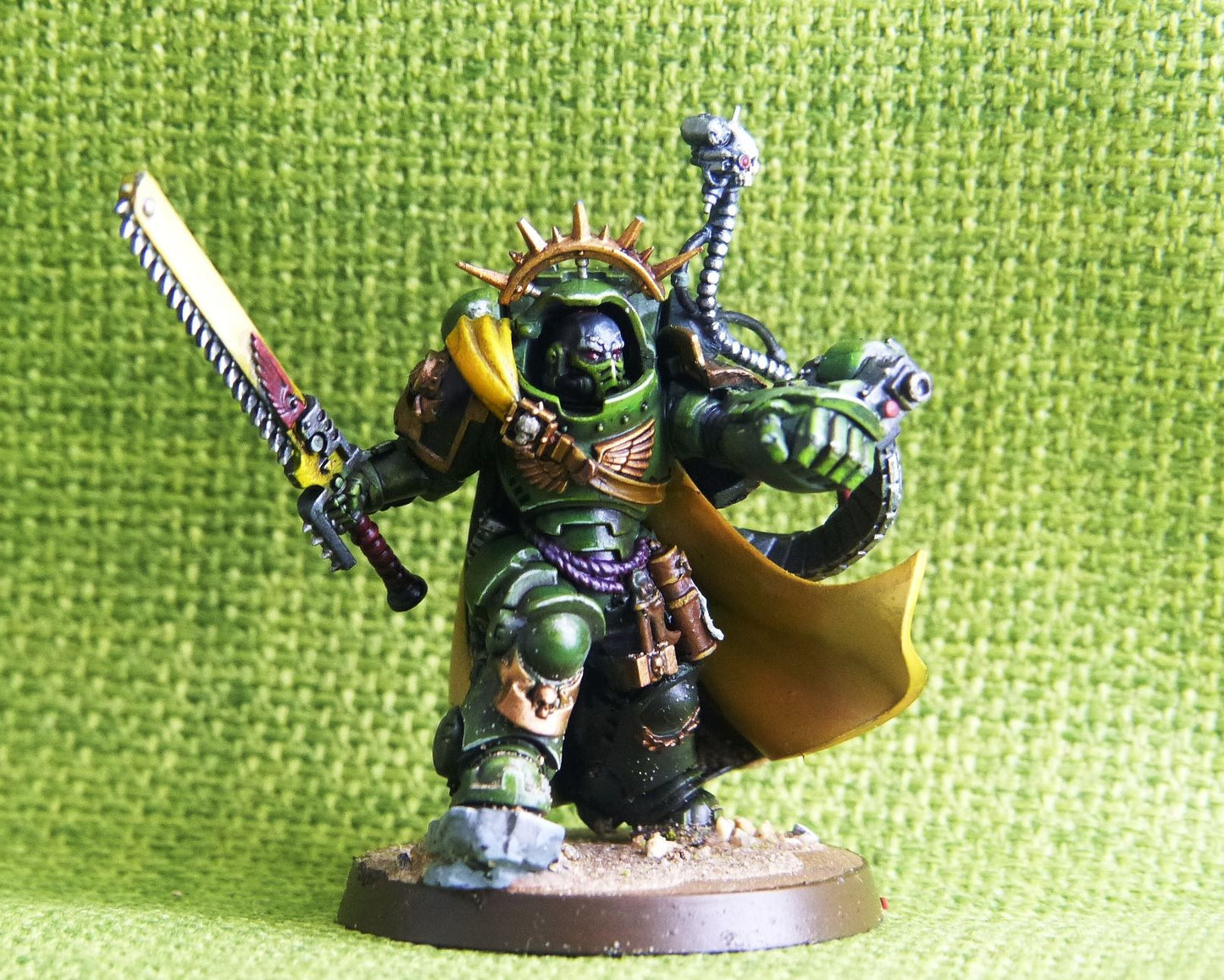 Space Marine - Captain in Gravis Armour Painted - Warhammer AoS 40k #49