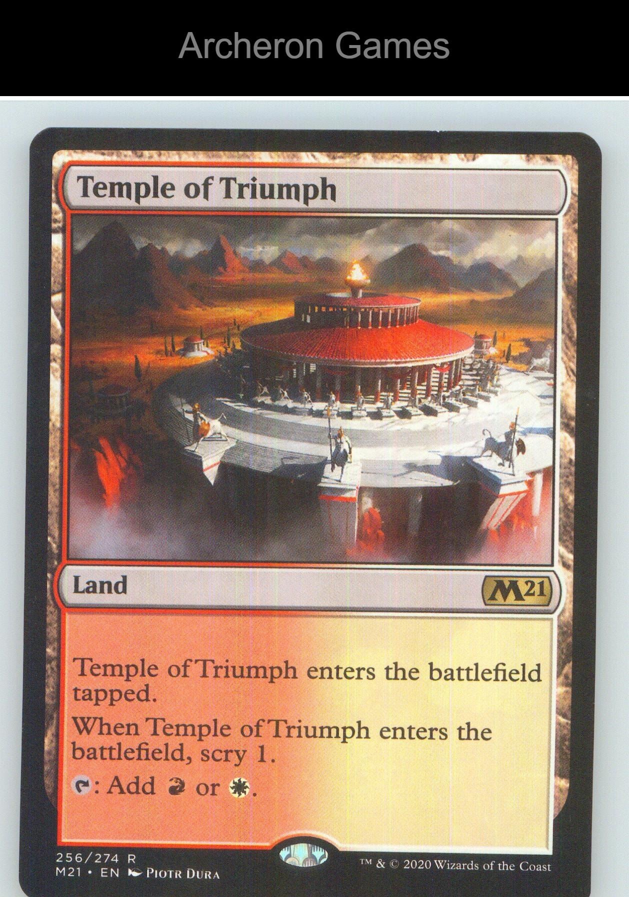 Temple of Triumph M21 256 R MTG Card NM/EX+