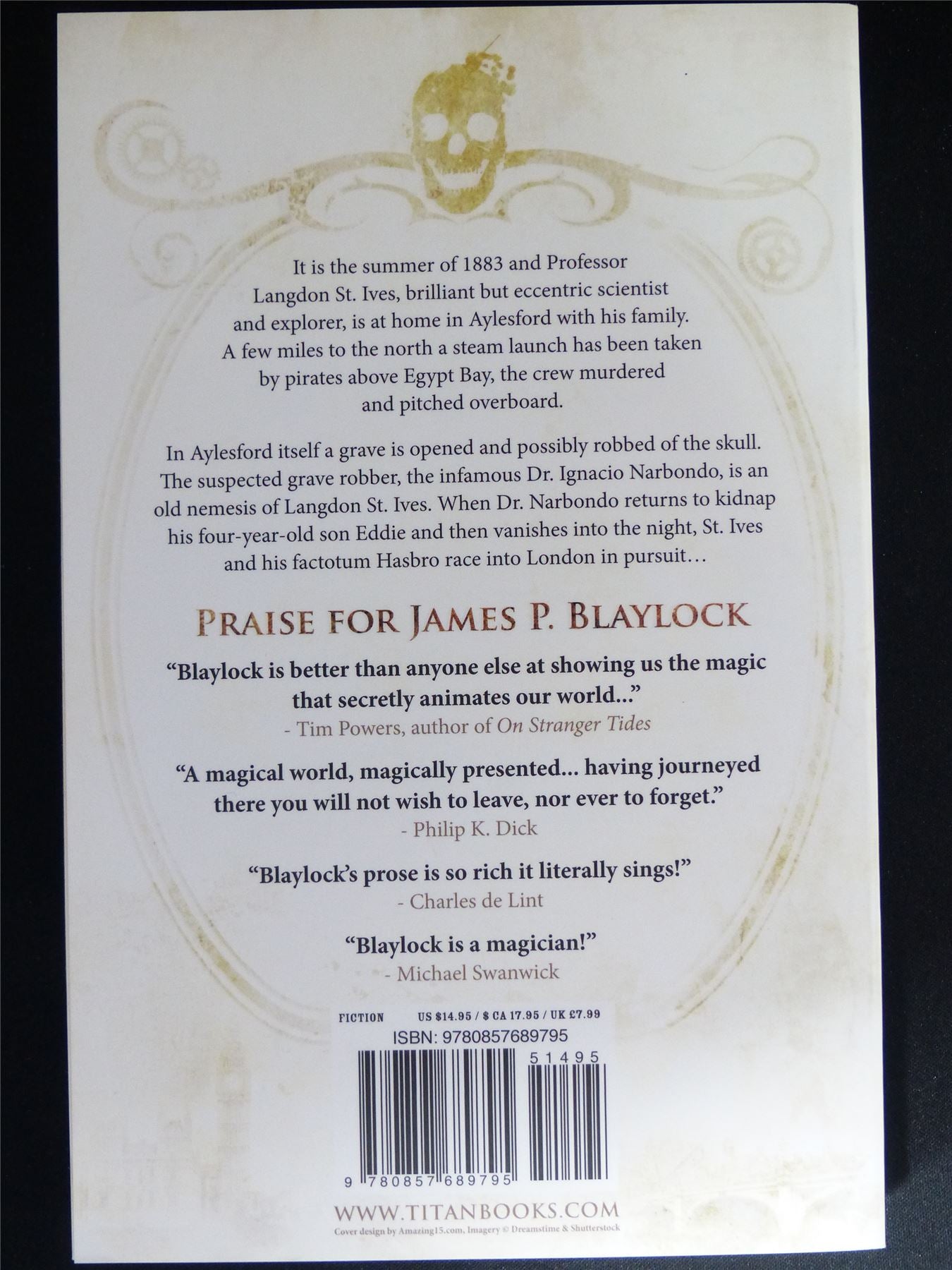 The Aylesford Skull - Titan Novel Book Softback #9H