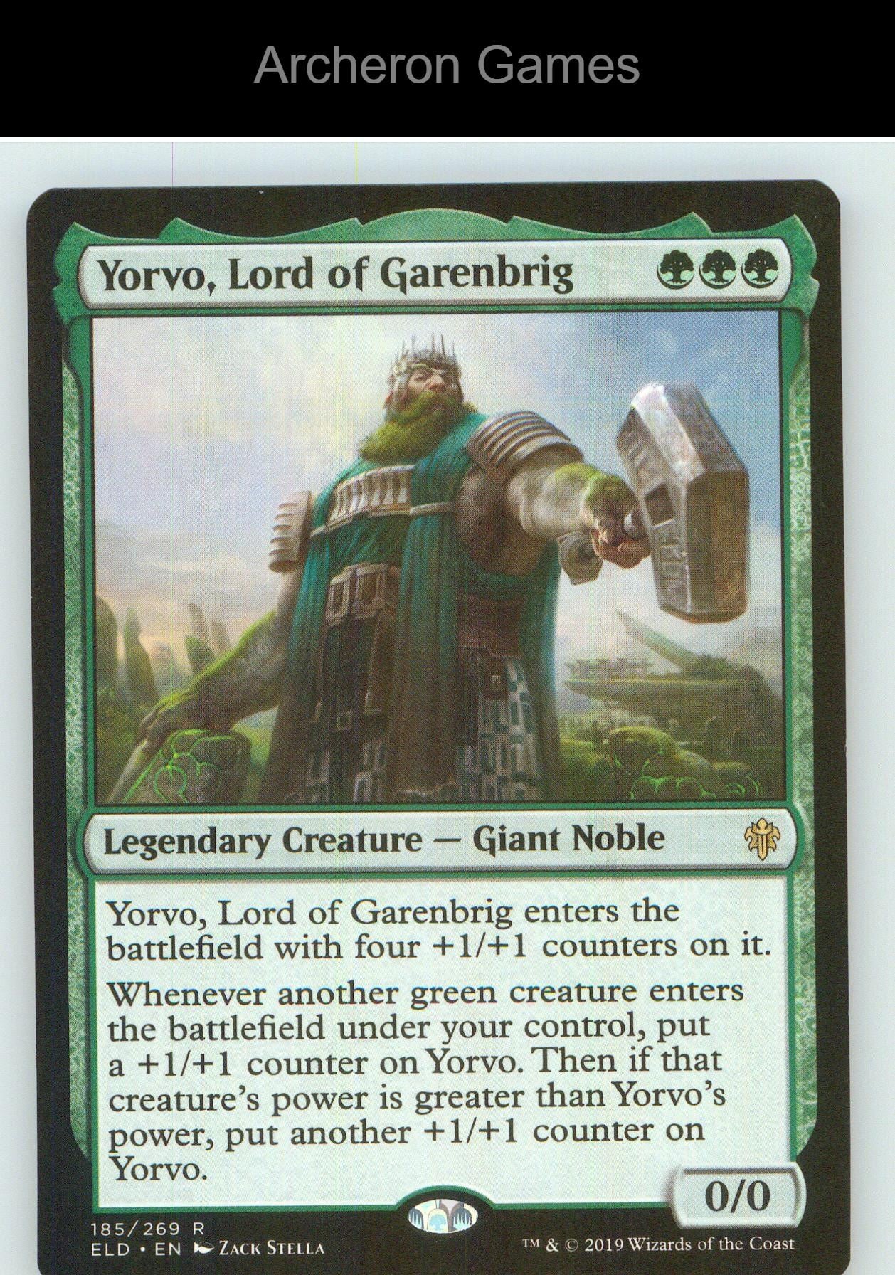 Yorvo, Lord of Garenbrig ELD 185 R MTG Card NM/EX+