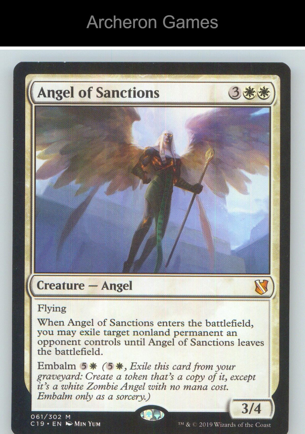 Angel of Sanctions C19 61 Mythic MTG Card NM/EX+