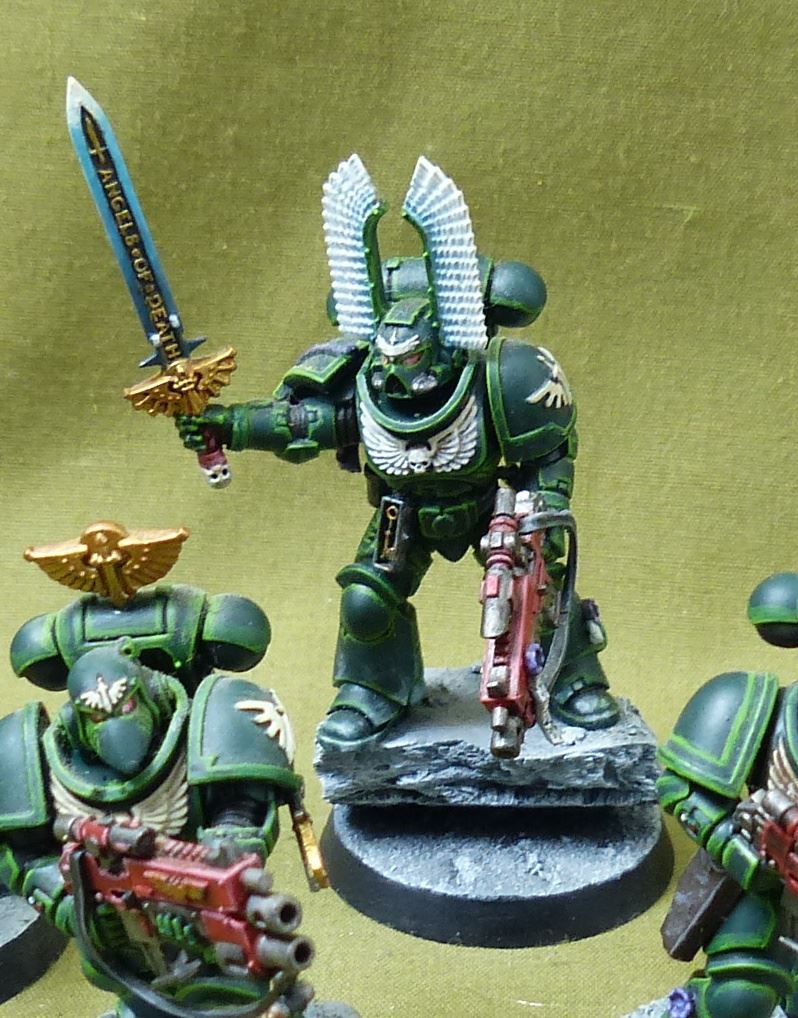 Space Marines Tactical Squad painted - Dark Angels - Warhammer 40K #B3