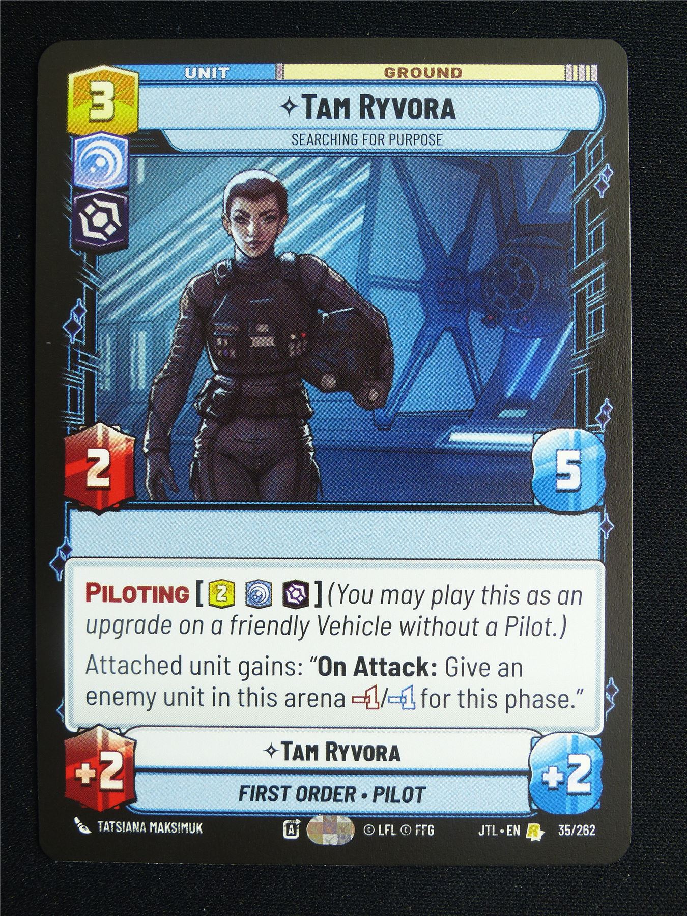 Tam Ryvora 35/262 - Star Wars Unlimited Card #3U0