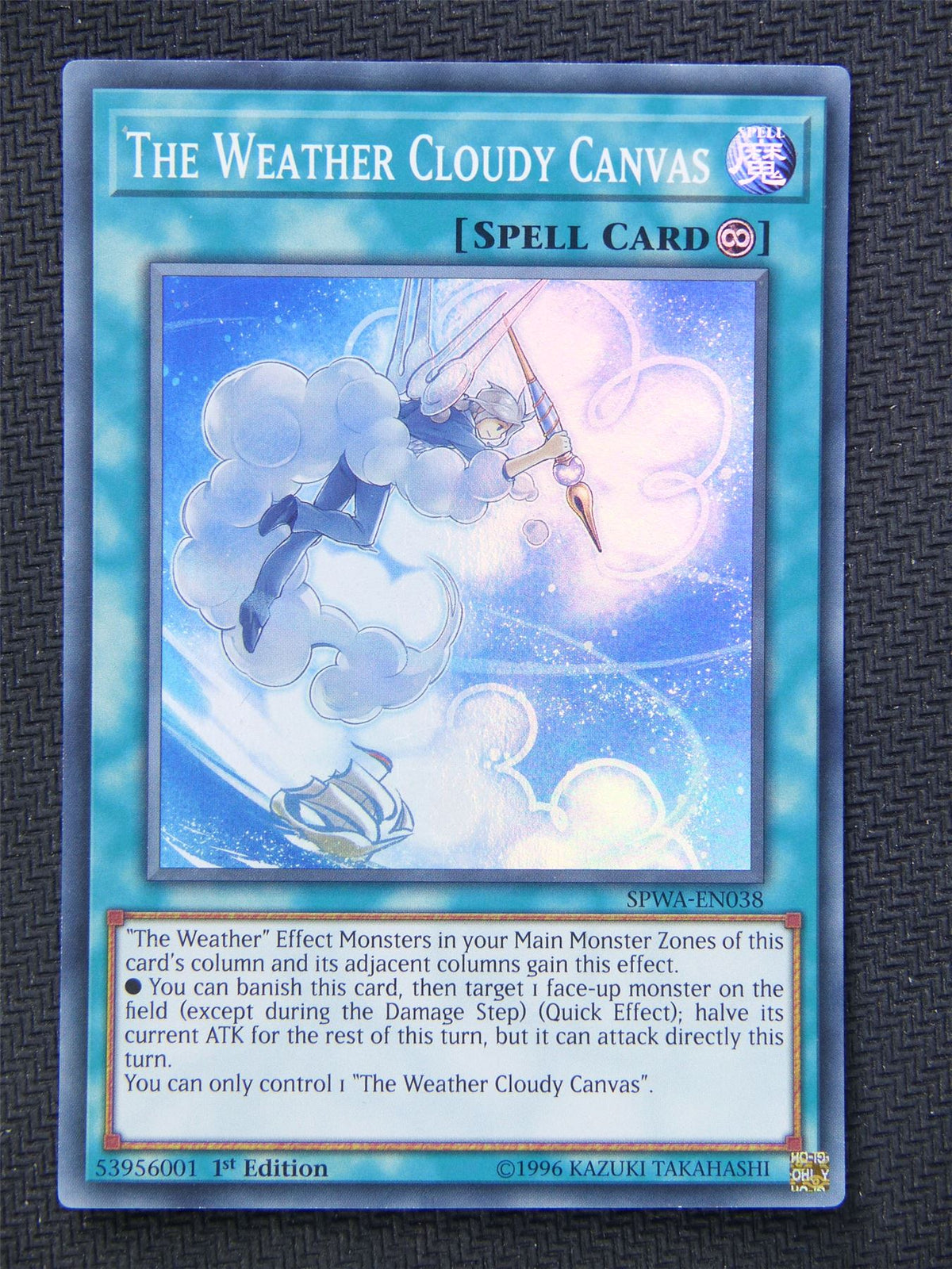 Weather Cloudy Canvas SPWA - Super Rare - Yugioh Card #5OD