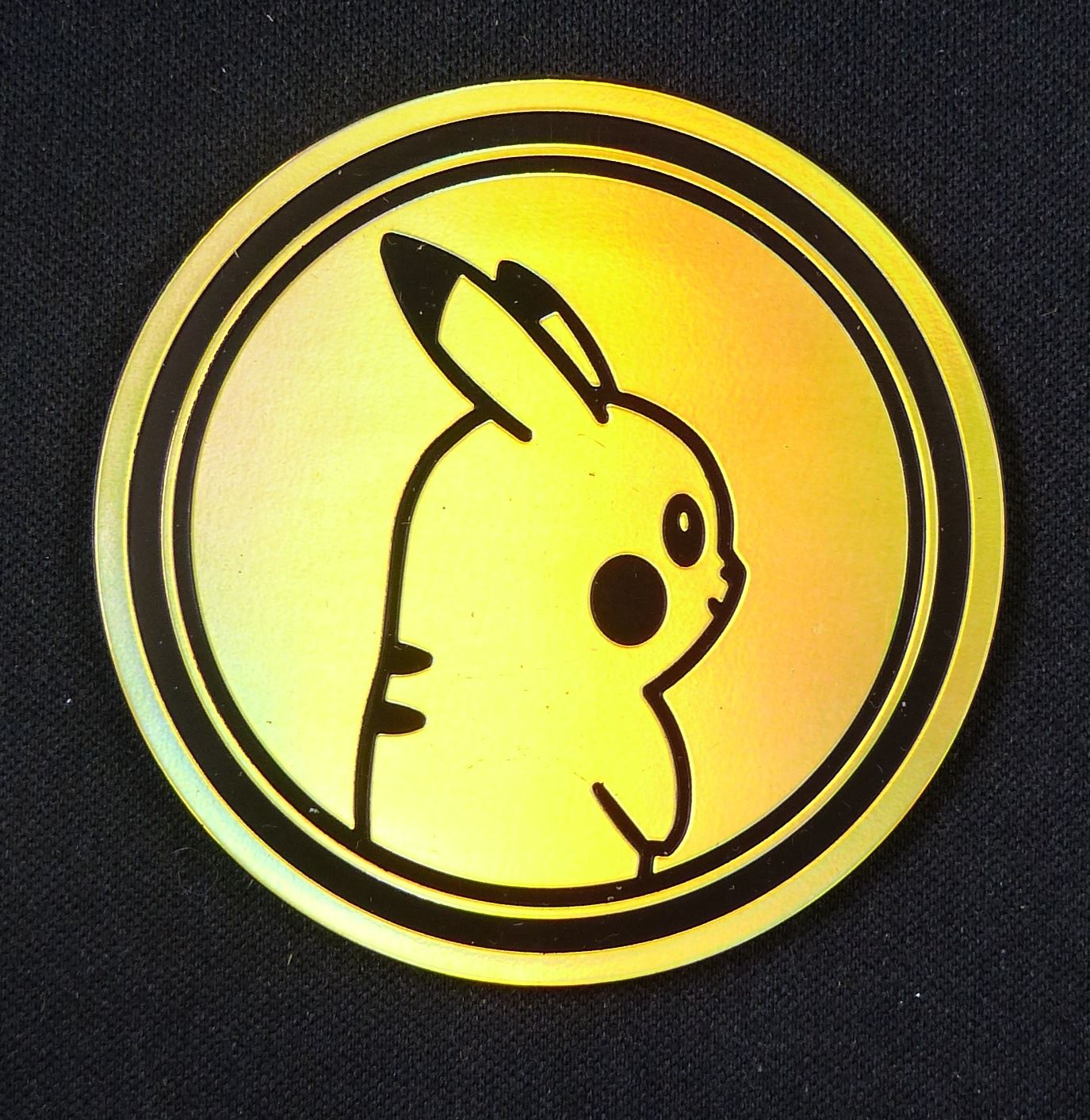 Pikachu Large Gold Pokemon Coin BM