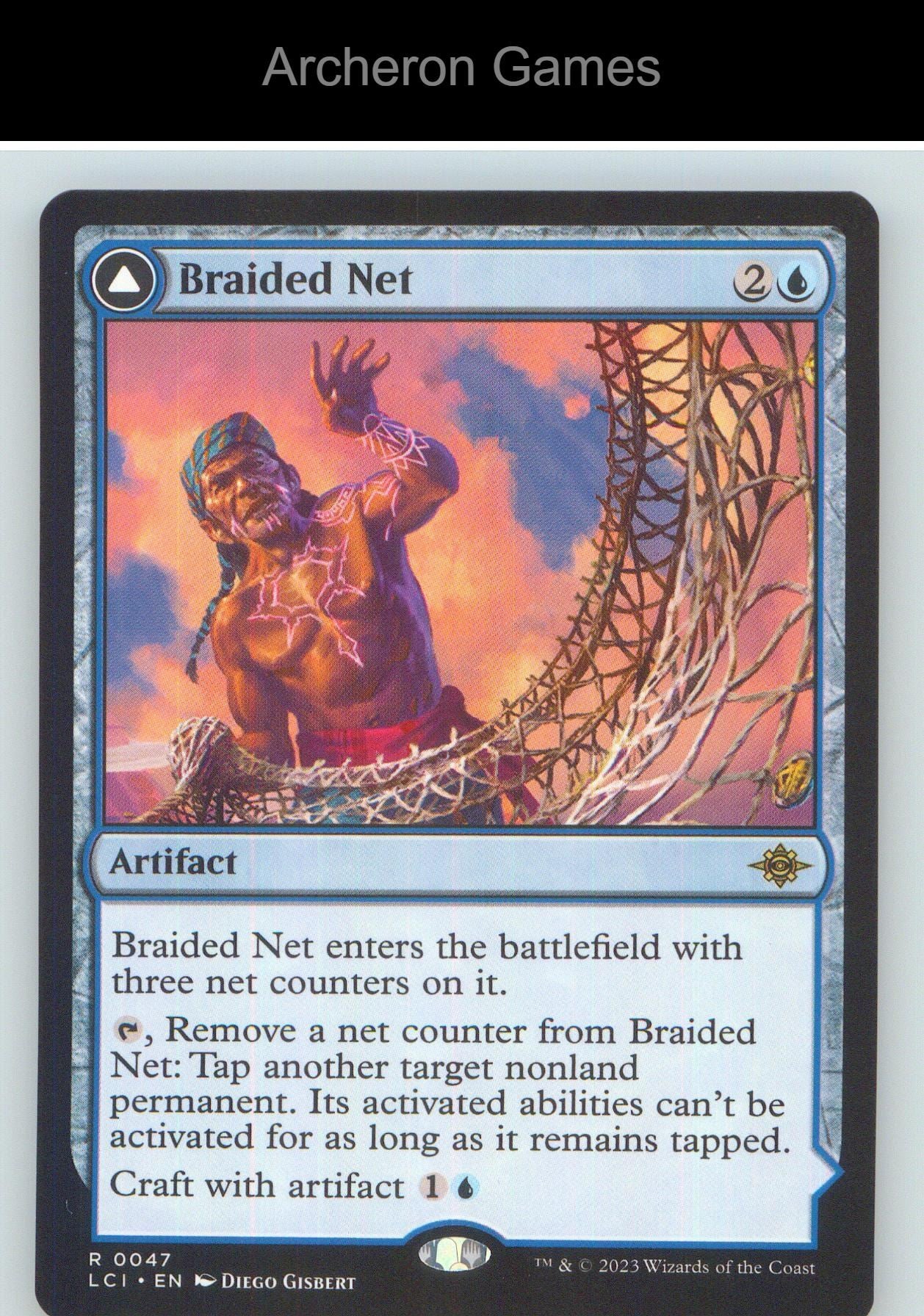 Braided Net LCI 47 R MTG Card NM/EX+