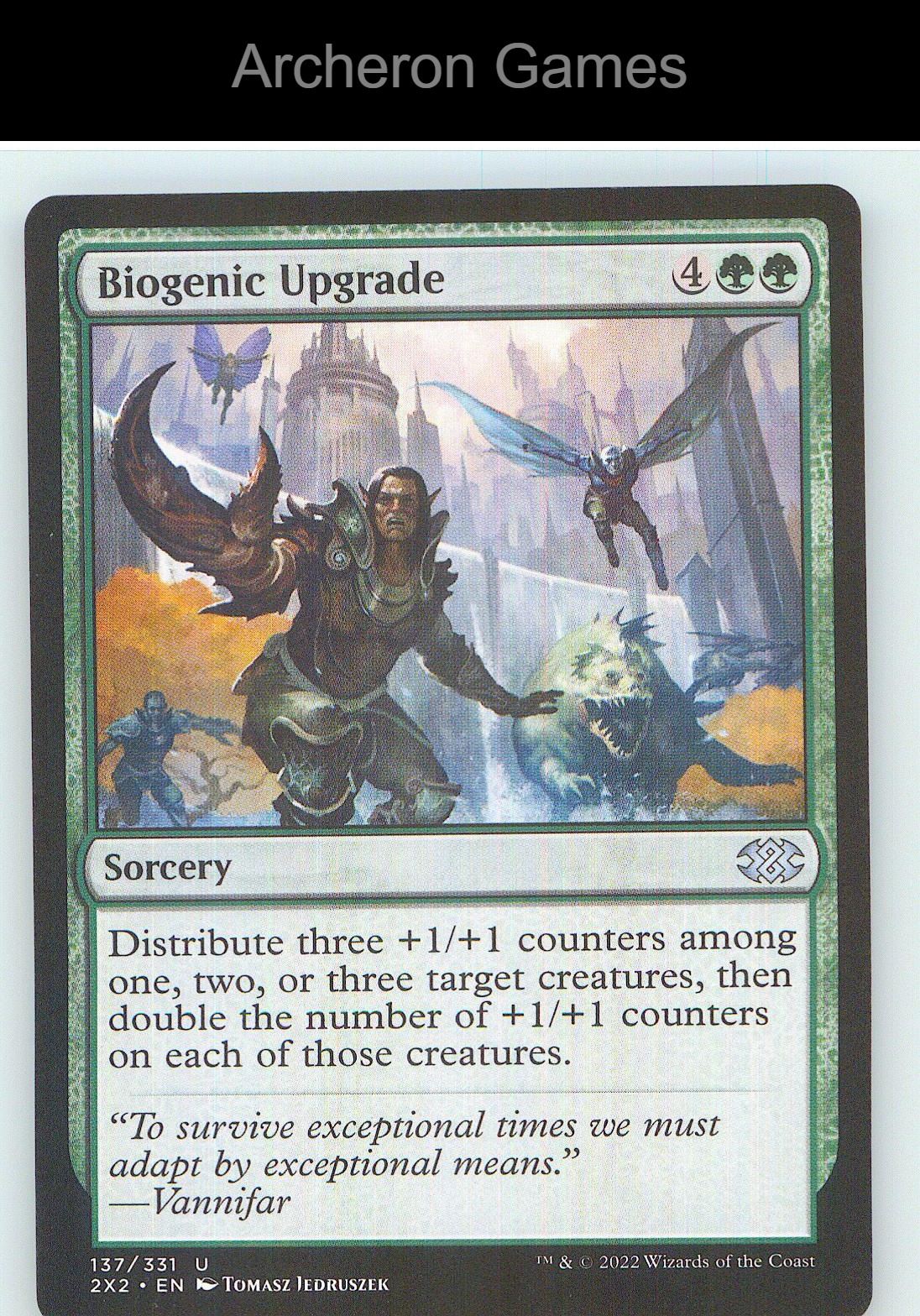 Biogenic Upgrade 2X2 137 UC MTG Card NM/EX+