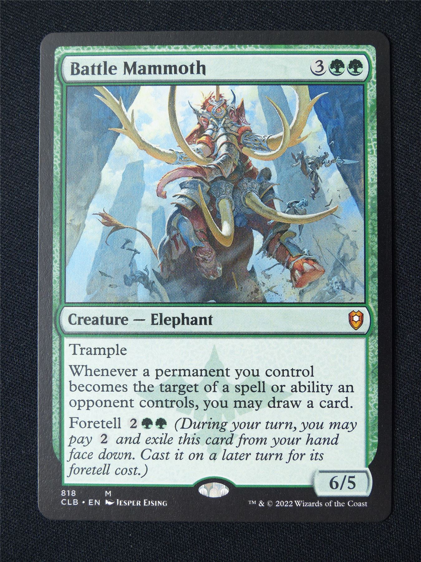 Battle Mammoth - CLB - Mtg Card #980