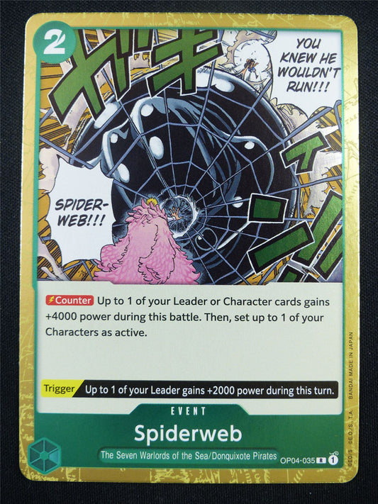 Spiderweb OP04-035 R - One Piece Card #1VW