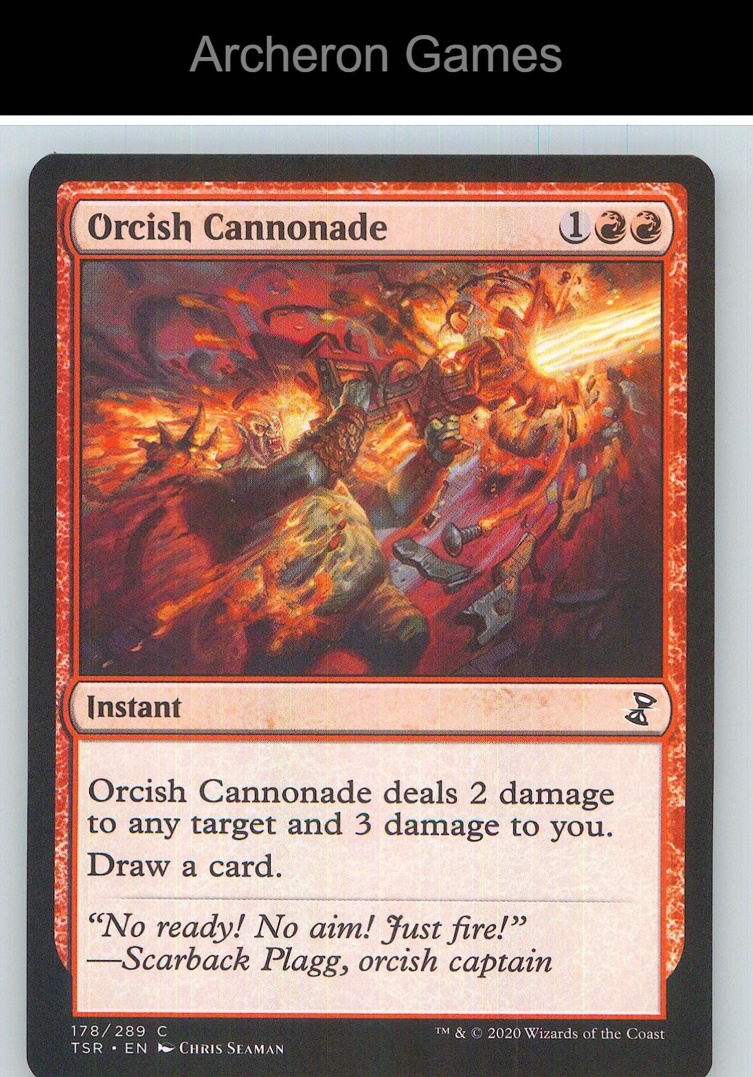 Orcish Cannonade TSR 178 C MTG Card NM/EX+
