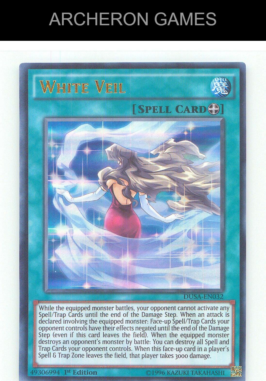 White Veil Ultra Rare YUGIOH Card 1st Edition