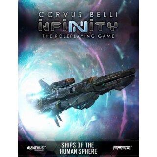 Infinity: Ships of the Human Sphere - Roleplaying Game softback - Modiphius 2d20 Roleplay