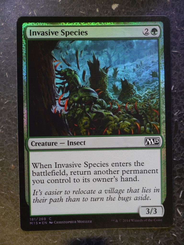 MTG Cards: INVASIVE SPECIES FOIL # 5B48