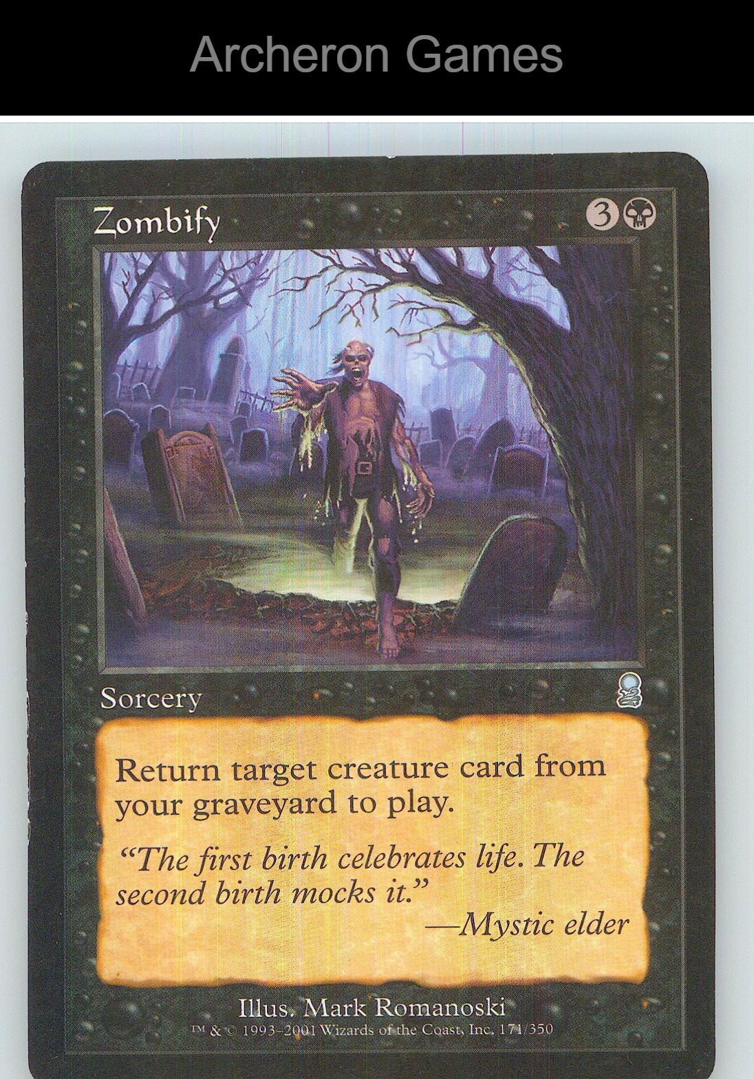 Zombify ODY 171 UC MTG Card NM/EX+