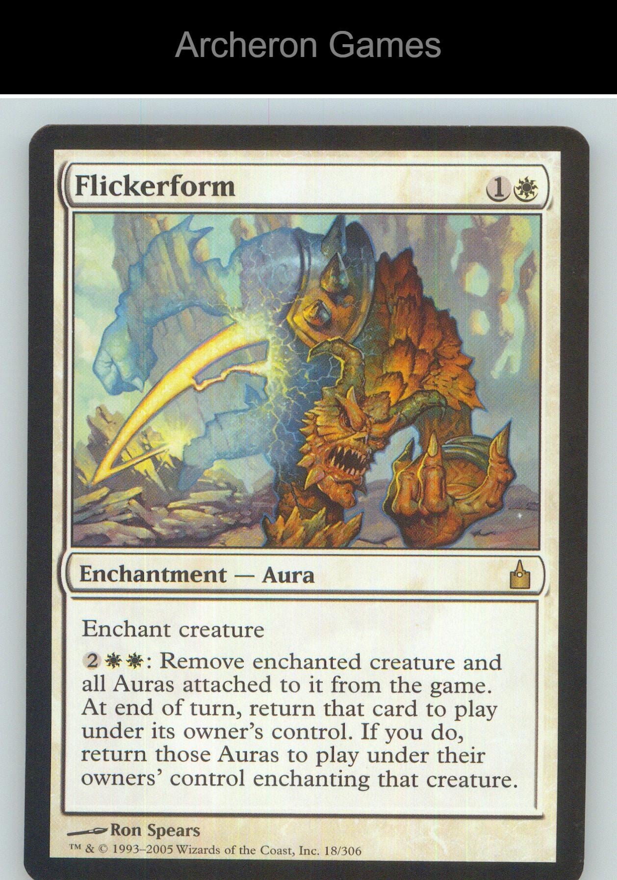 Flickerform RAV 18 R MTG Card NM/EX+