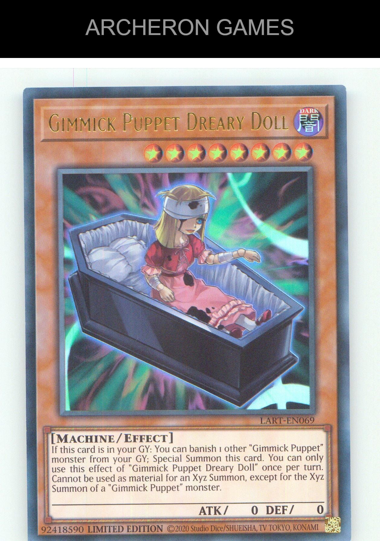 Gimmick Puppet Dreary Doll UR YUGIOH Card Limited