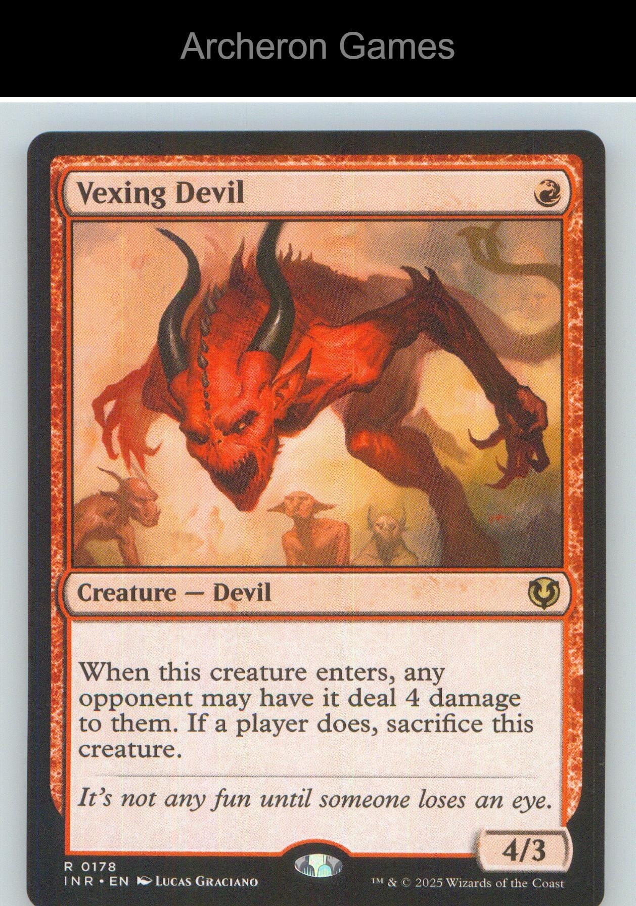 Vexing Devil INR 178 R MTG Card NM/EX+