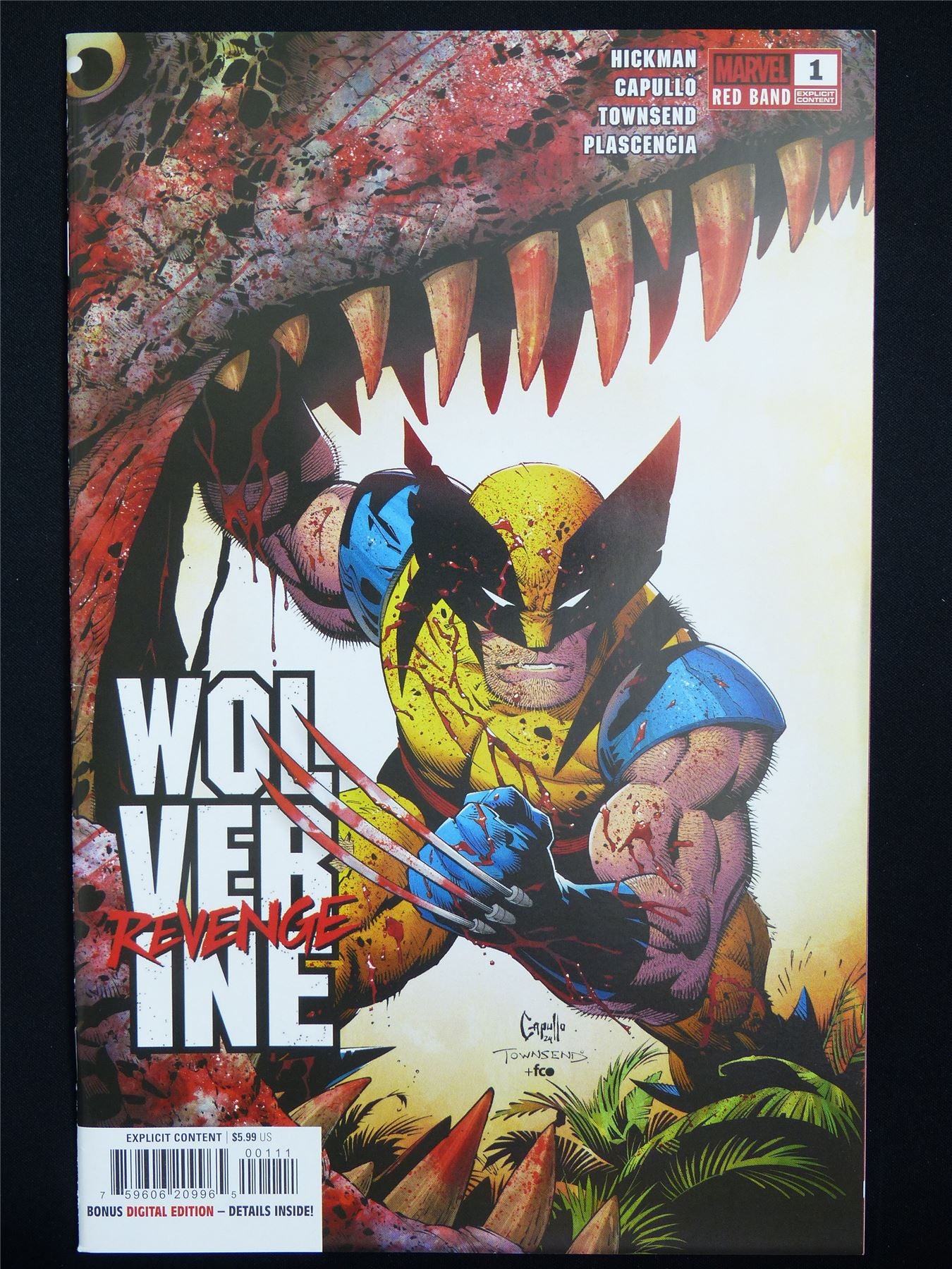 WOLVERINE: Revenge #1 Red Band - Marvel Comic #2UC
