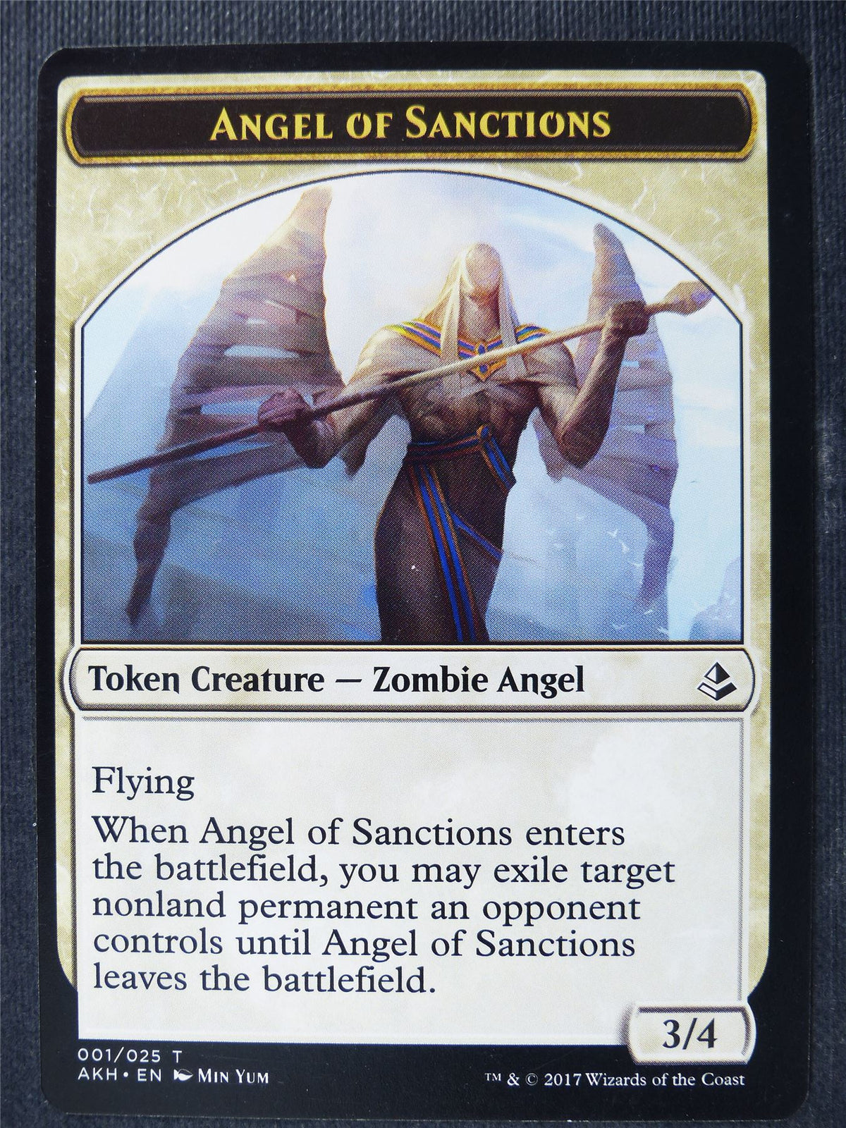 Angel of Sanctions Token - Mtg Card #40G