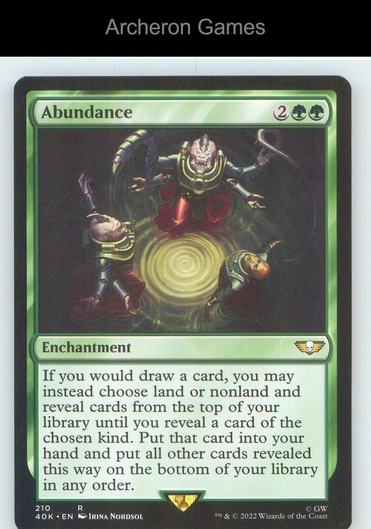 Abundance (Surge Foil) 210 R MTG Card NM/EX+
