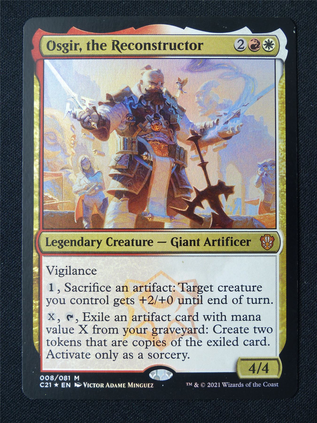 mtg gargoyle commander deck Osgir the Reconstructor Foil - C21