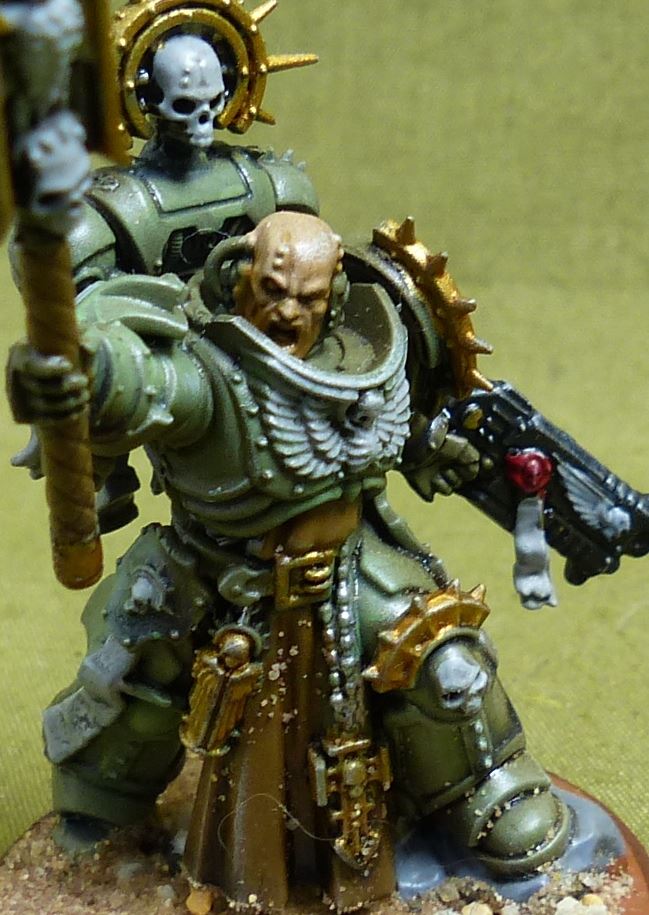 Chaplain painted - Space Marines - Warhammer 40K #2QQ