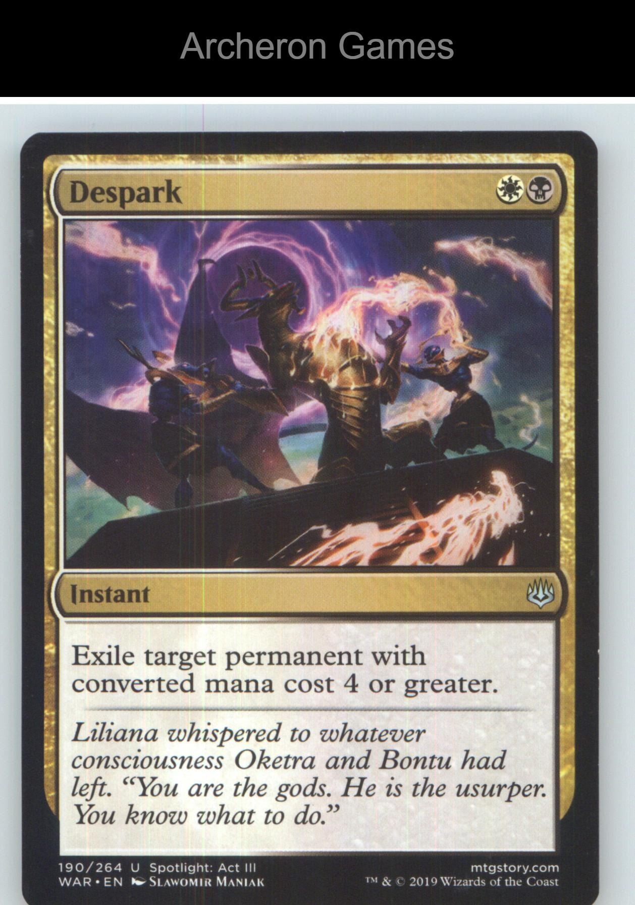 Despark WAR 190 UC MTG Card NM/EX+