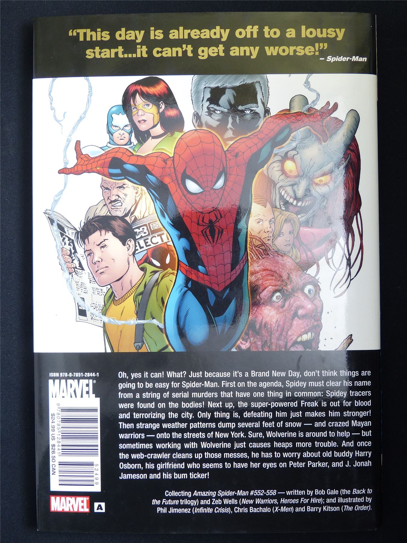 The Amazing Spider-Man: Brand New Day vol 2 - Marvel Graphic Hardback #47J