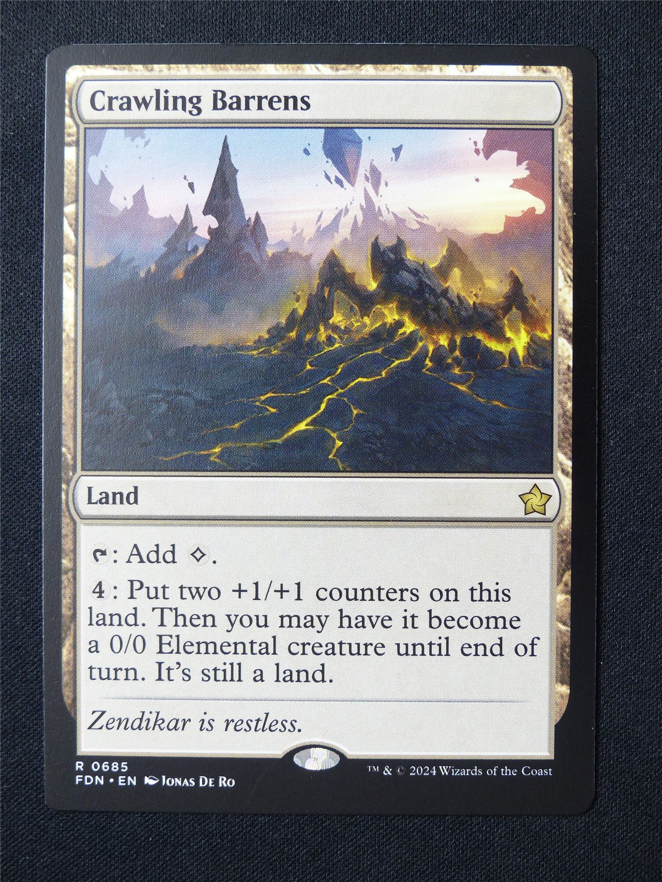 Crawling Barrens - FDN - Mtg Card #5AM