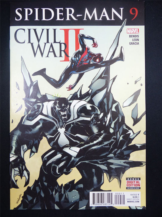SPIDER-MAN #9 - Civil War 2 - Marvel Comic #HQ
