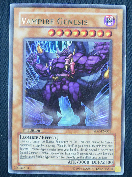 Vampire Genesis SD2 Ultra Rare played - 1st ed Yugioh Card #6P