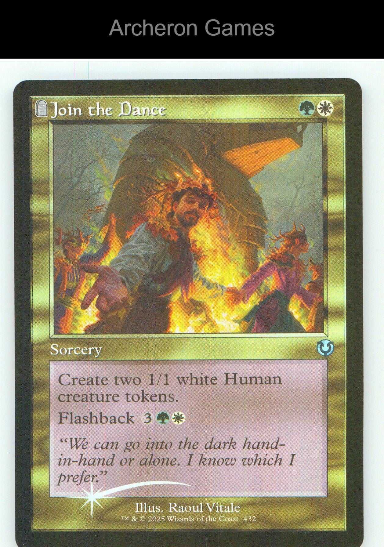 Join the Dance (Retro Frame) INR 432 UC MTG Card NM/EX+ Foil