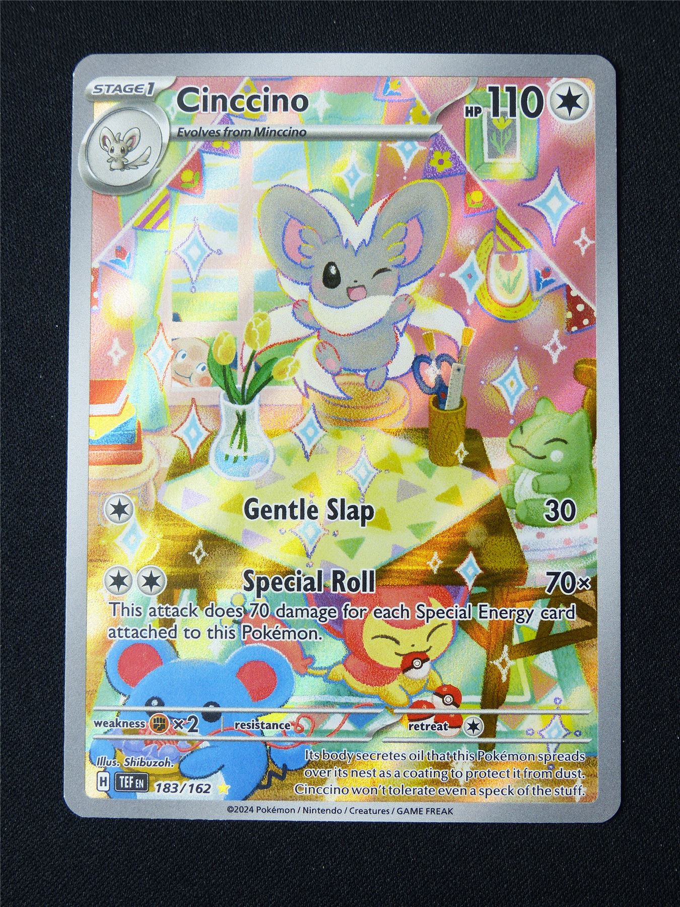 Cinccino 183/162 Holo - Pokemon Card #1WU