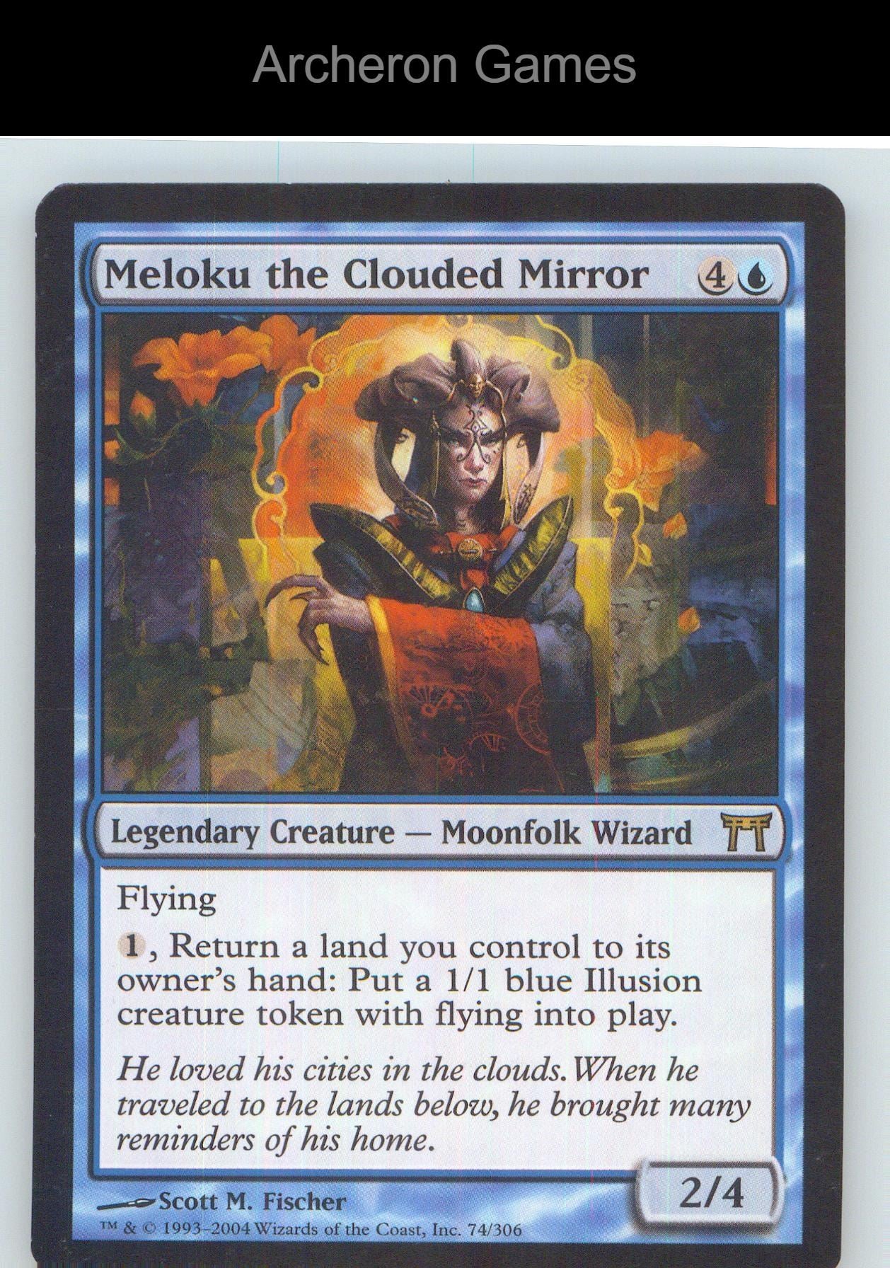 Meloku the Clouded Mirror CHK 74 R MTG Card NM/EX+