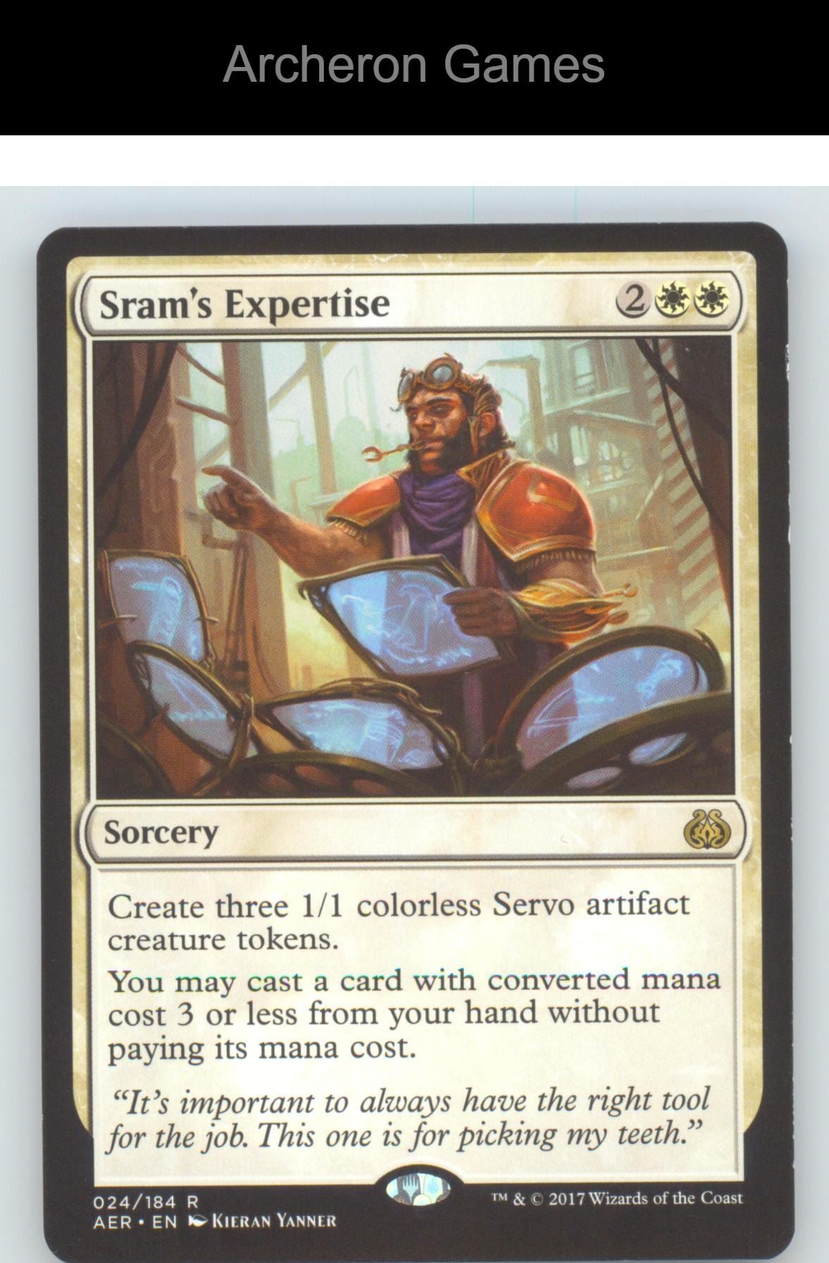 Sram's Expertise AER 24 R MTG Card Aether Revolt