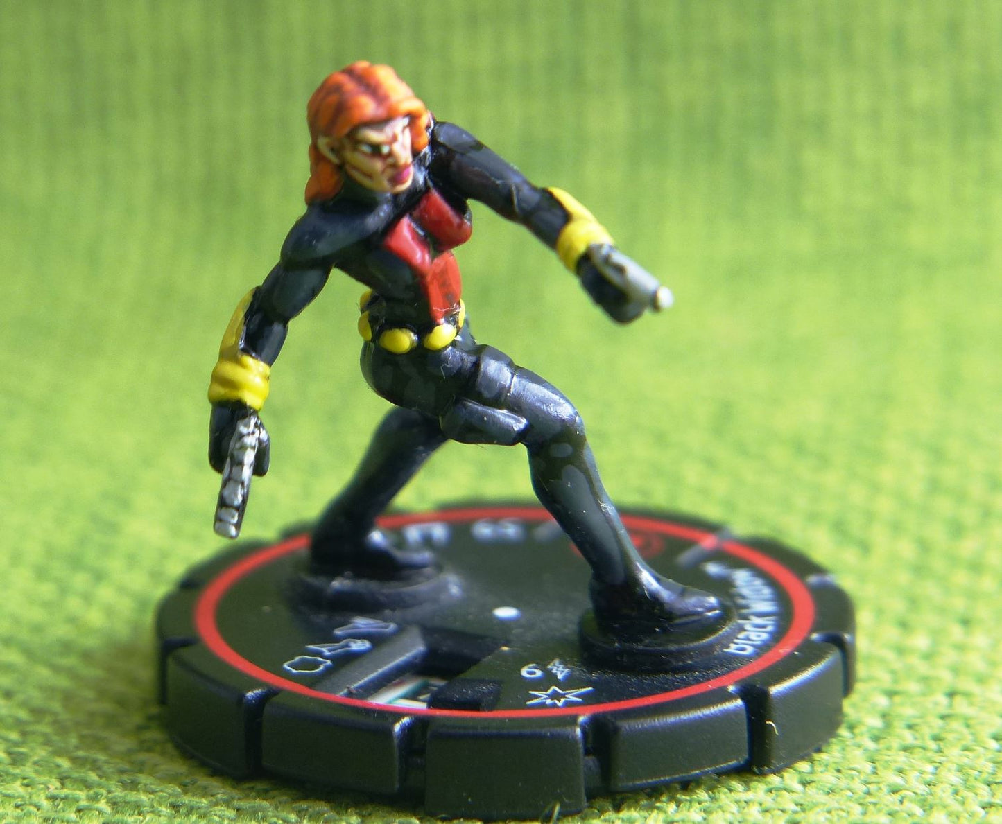Black Widow #027 Hand Painted - Heroclix Wizkids games Miniatures #5B7
