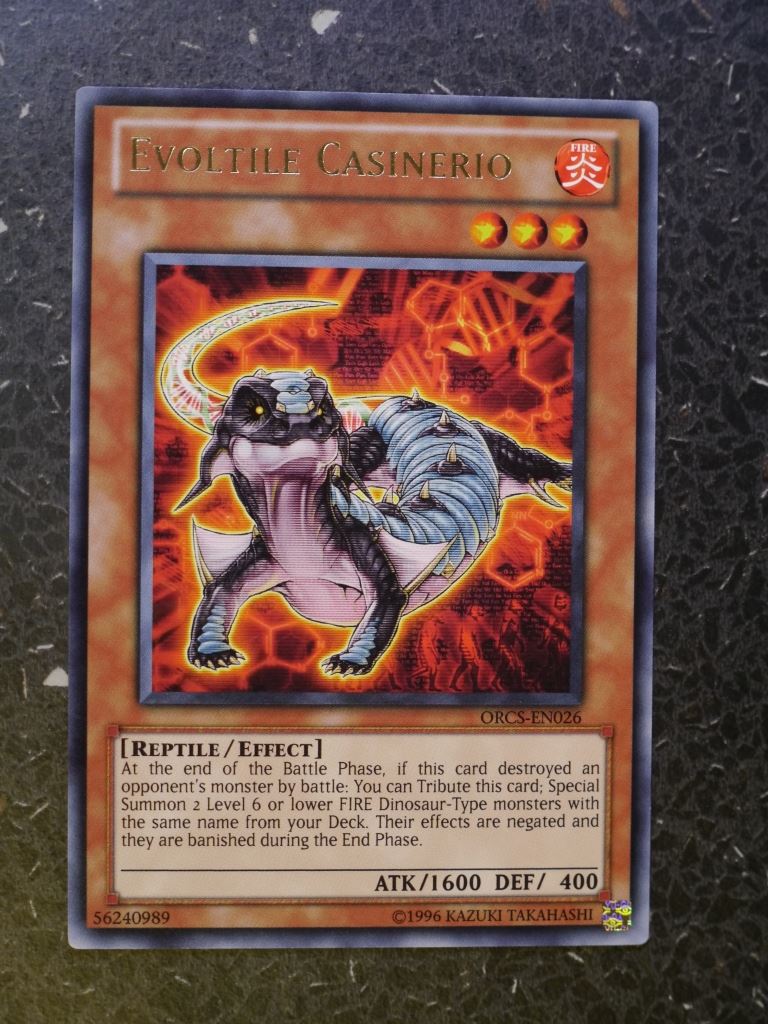 Yugioh Cards: EVOLITE CASINERIO ORCS RARE # 4B55