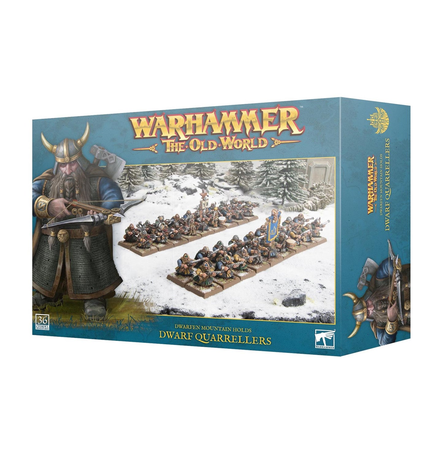 Dwarf Quarrellers - Dwarfen Mountain Holds - Warhammer The Old World - Available from 3rd August 24