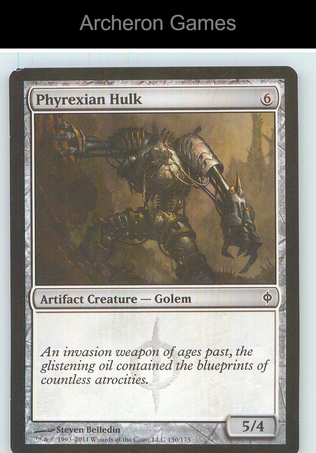 Phyrexian Hulk NPH 150 C MTG Card NM/EX+