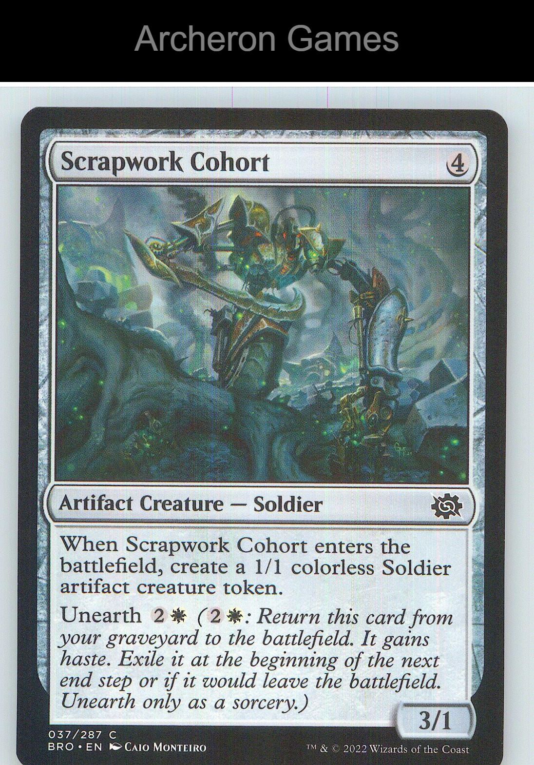 Scrapwork Cohort BRO 37 C MTG Card NM/EX+