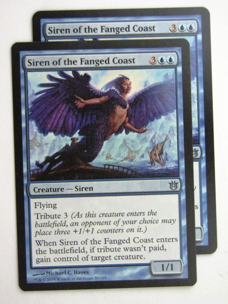 MTG Magic Cards: SIREN OF THE FANGED COAST x2 Born of the Gods # 24E65