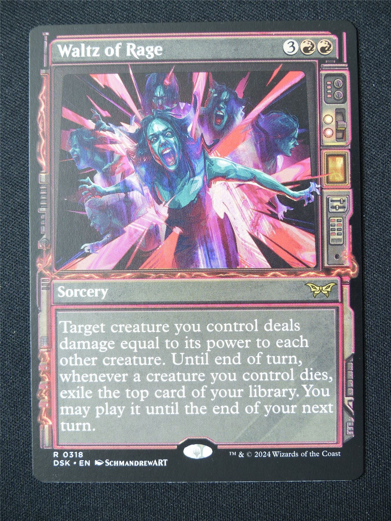 Waltz of Rage Showcase - DSK - Mtg Card #4V5