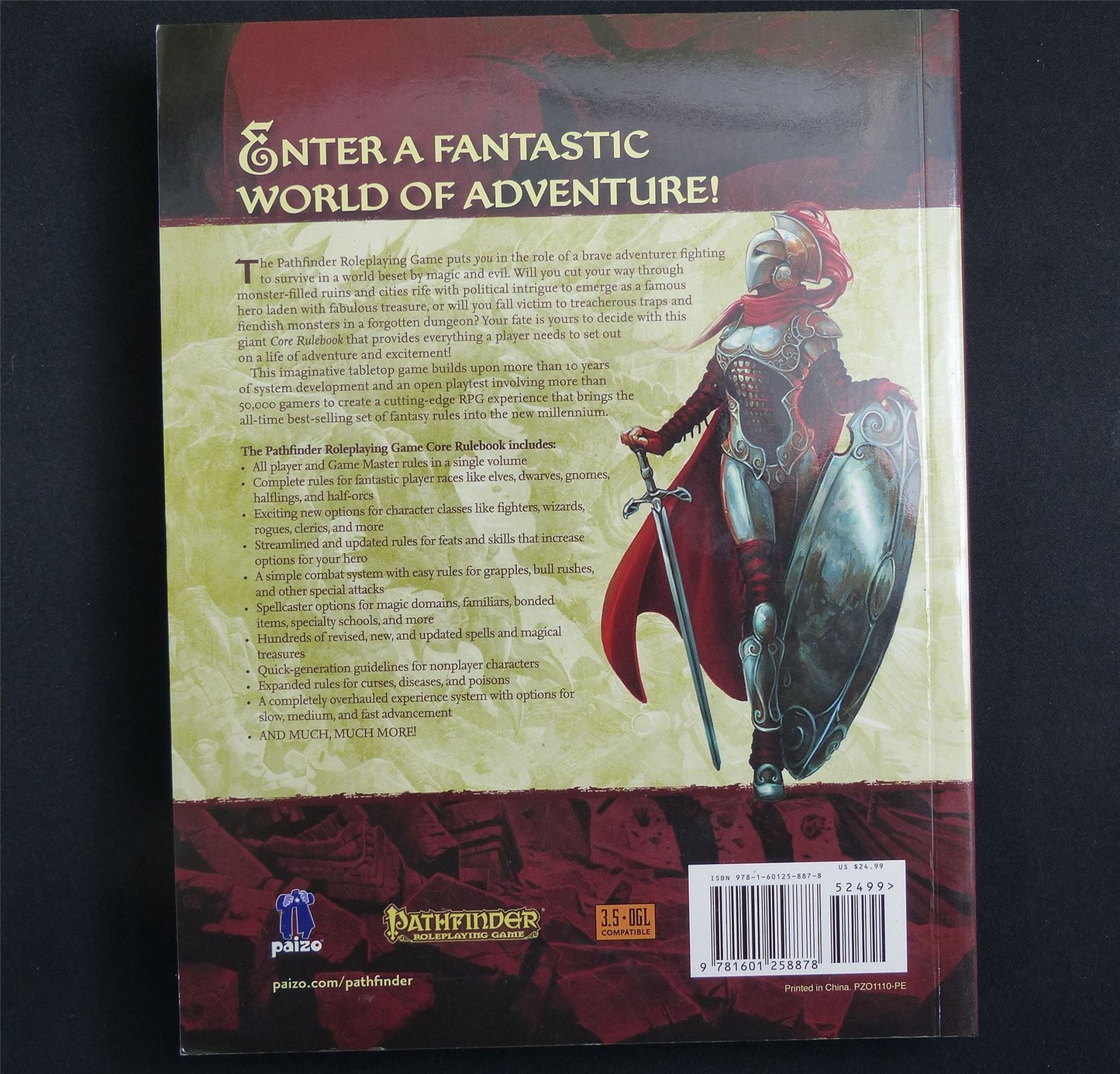 Pathfinder: Core Rulebook Pocket Edition - Roleplay Softback #DZ