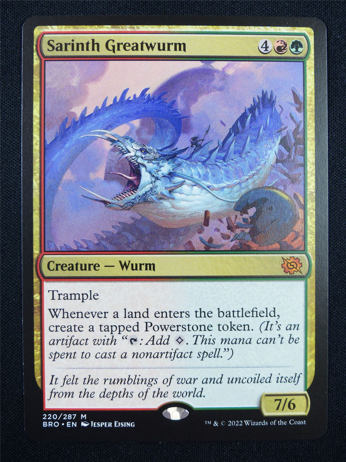 Sarinth Greatwurm - Mtg Card #1G1