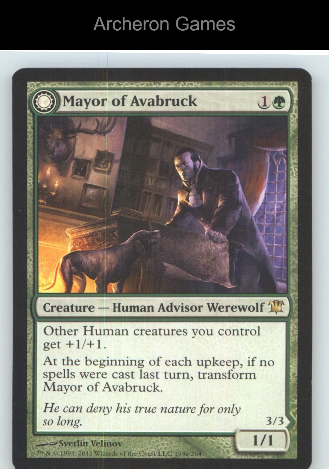 Mayor of Avabruck ISD 193 R MTG Card NM/EX+