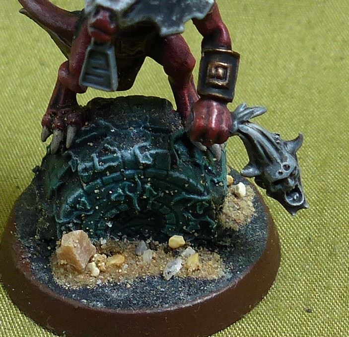 Skink Oracle painted - Seraphon - Warhammer AoS #2OS