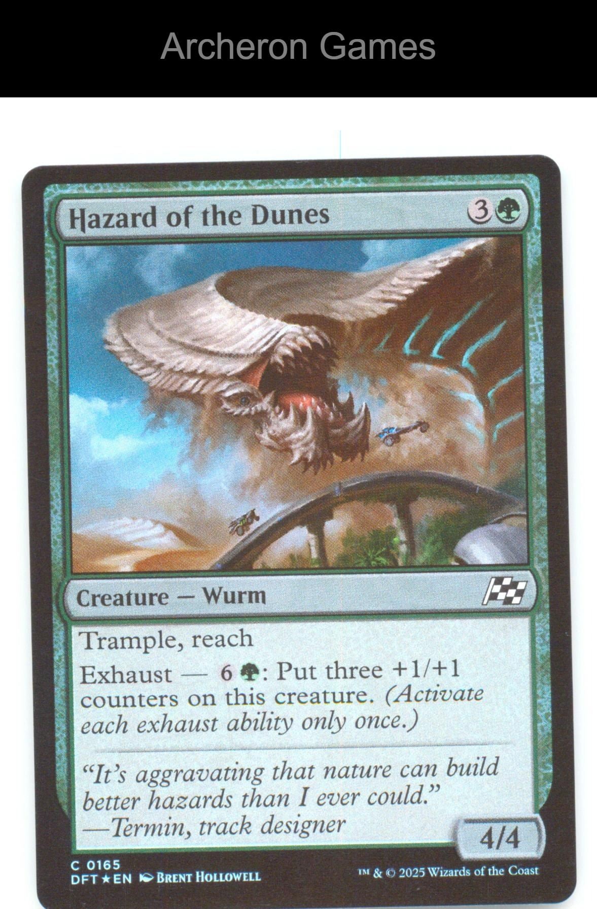 Hazard of the Dunes DFT 165 C MTG Card Aetherdrift Foil