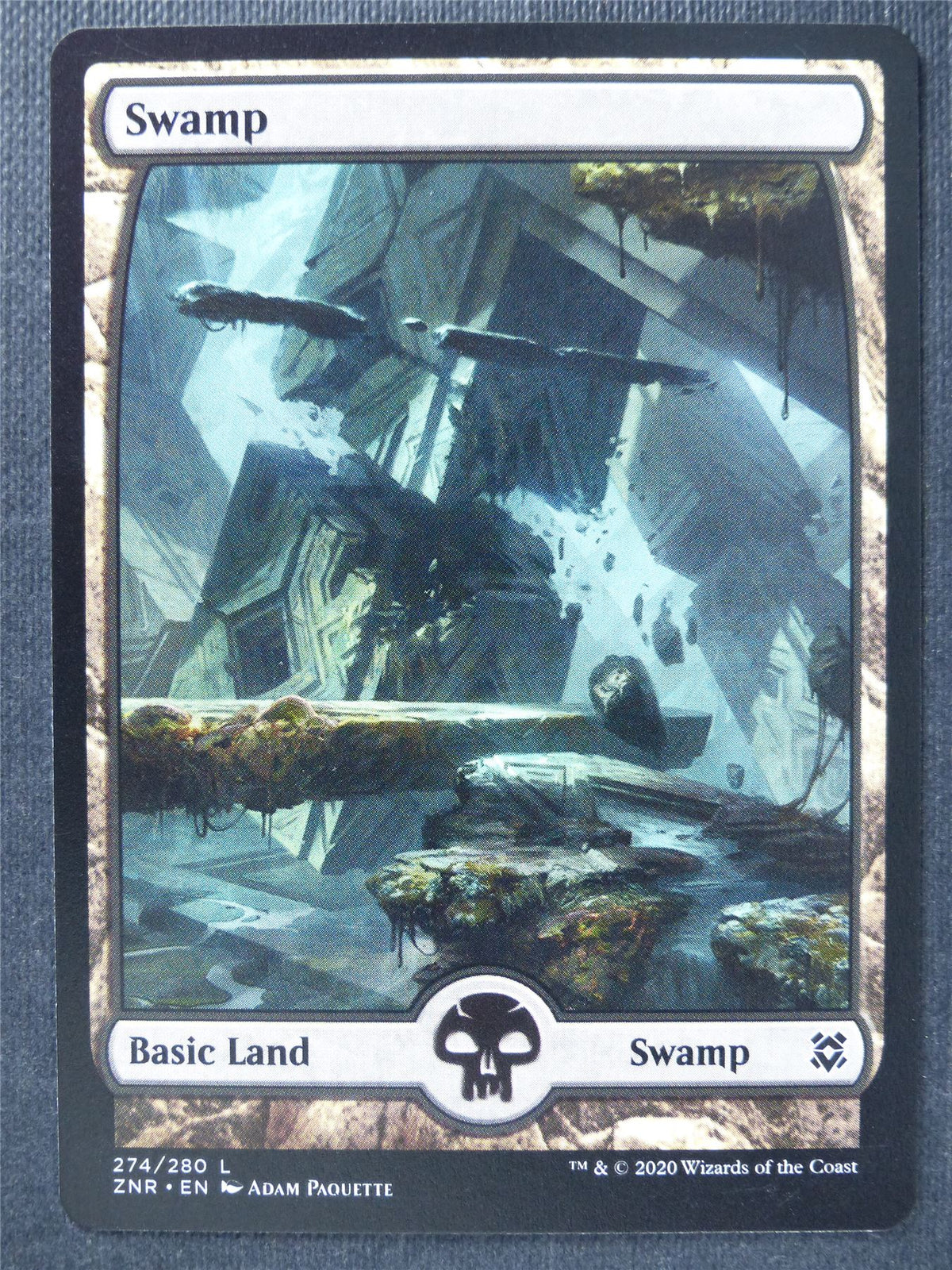 Swamp 274/280 Full Art - Mtg Magic Cards #BJ