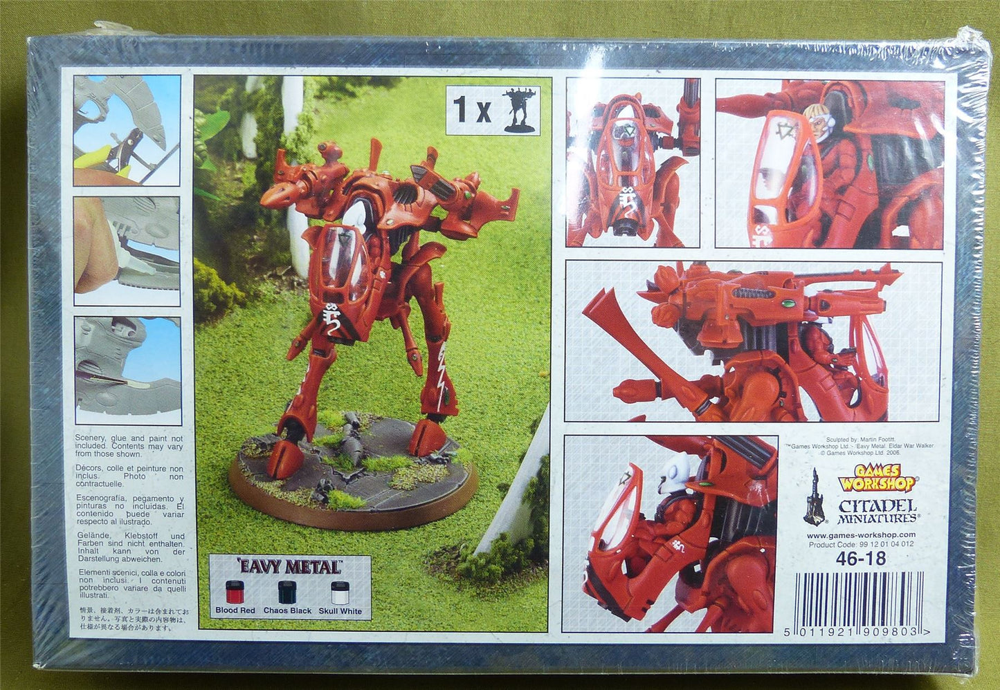 Eldar War Walker OOP sealed - Warhammer 40K #1R8