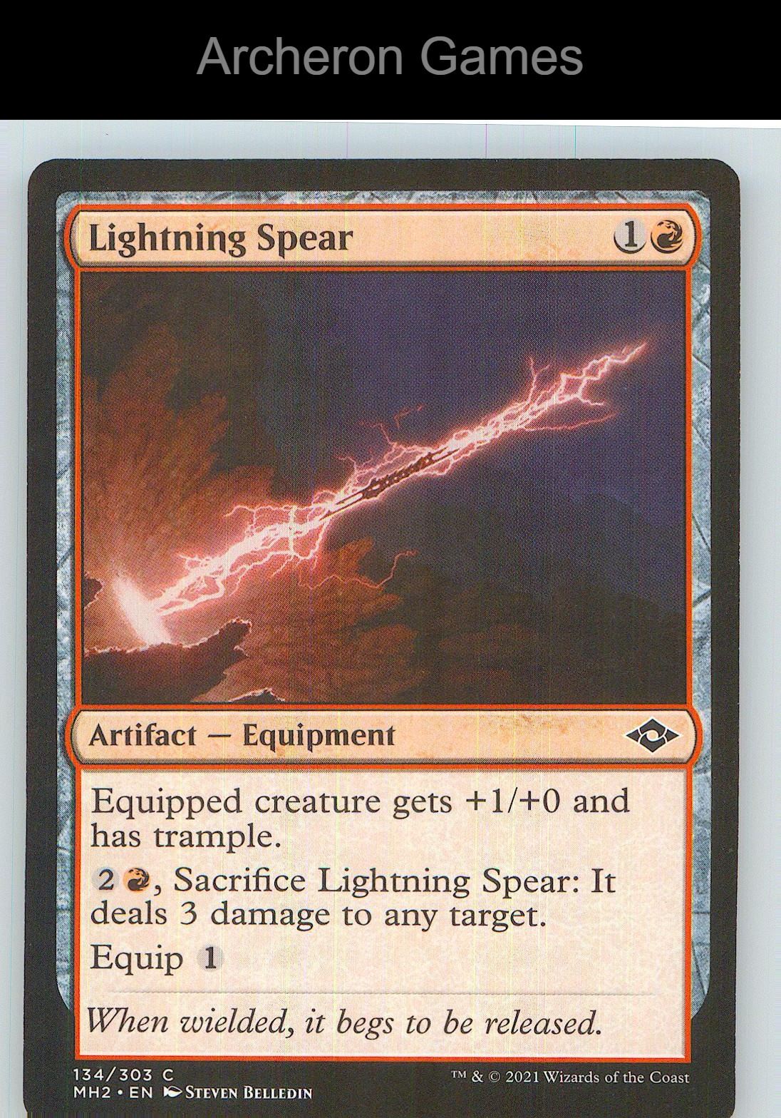 Lightning Spear MH2 134 C MTG Card NM/EX+